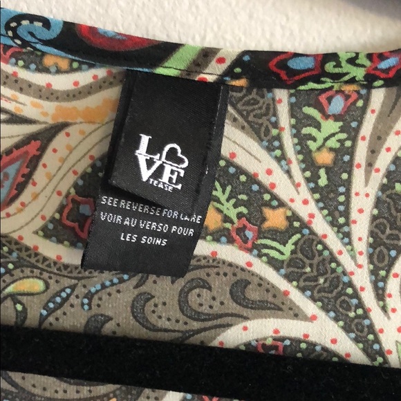 Light Kimono with Fun Paisley Print - Picture 4 of 4